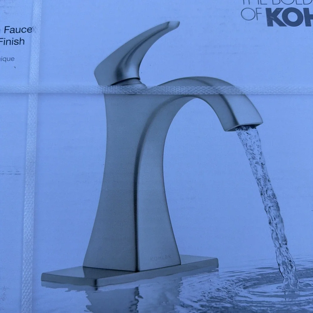 Kohler Maxton Bathroom Faucet Vibrant Brushed Nickel 1-Handle R22475-4D-BN